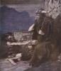 Swear to me, Hagen, my son!
Alberich speaking to Hagen by Arthur Rackham (1912)